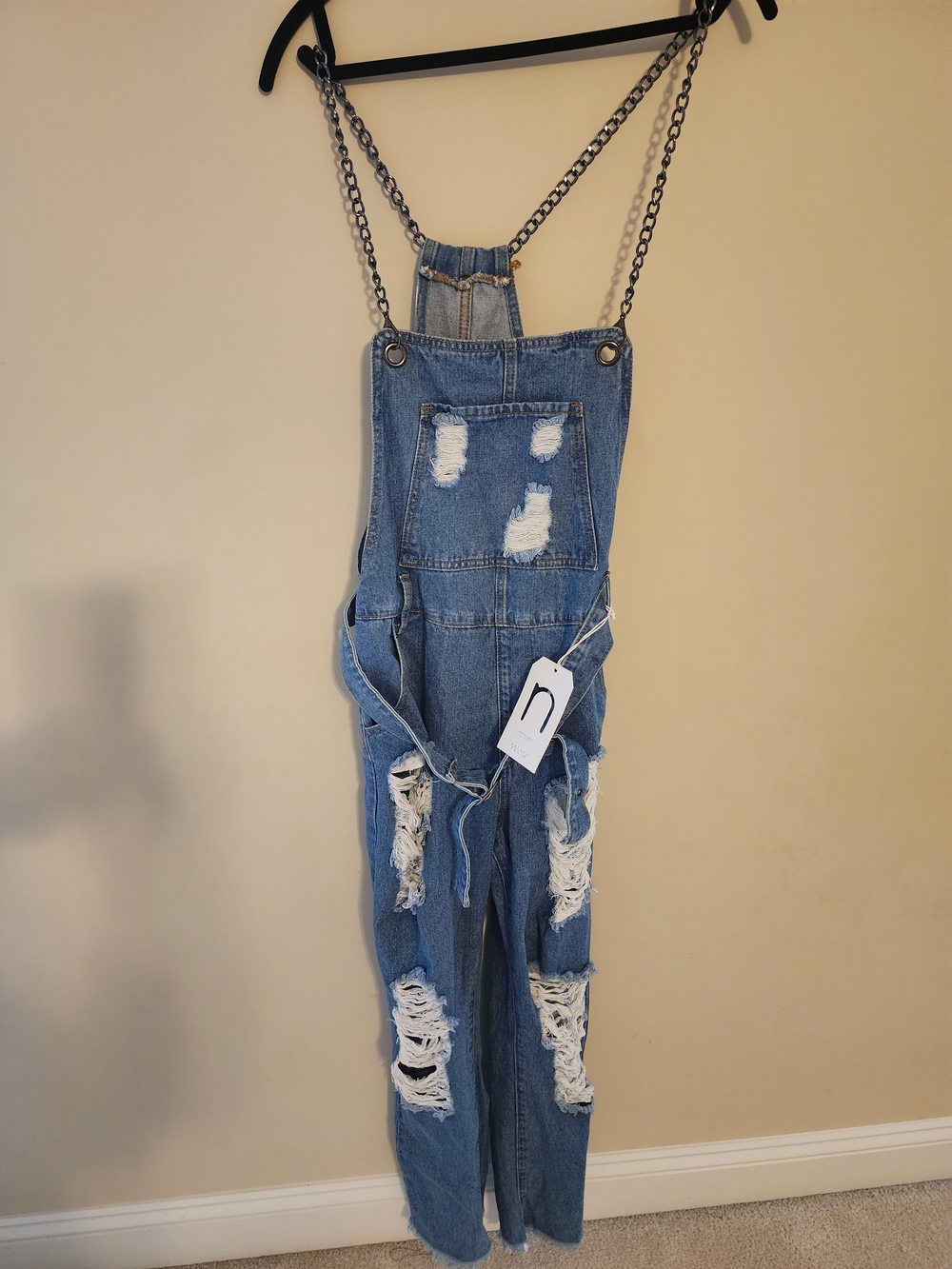 L.A Nature Denim Distress Overall